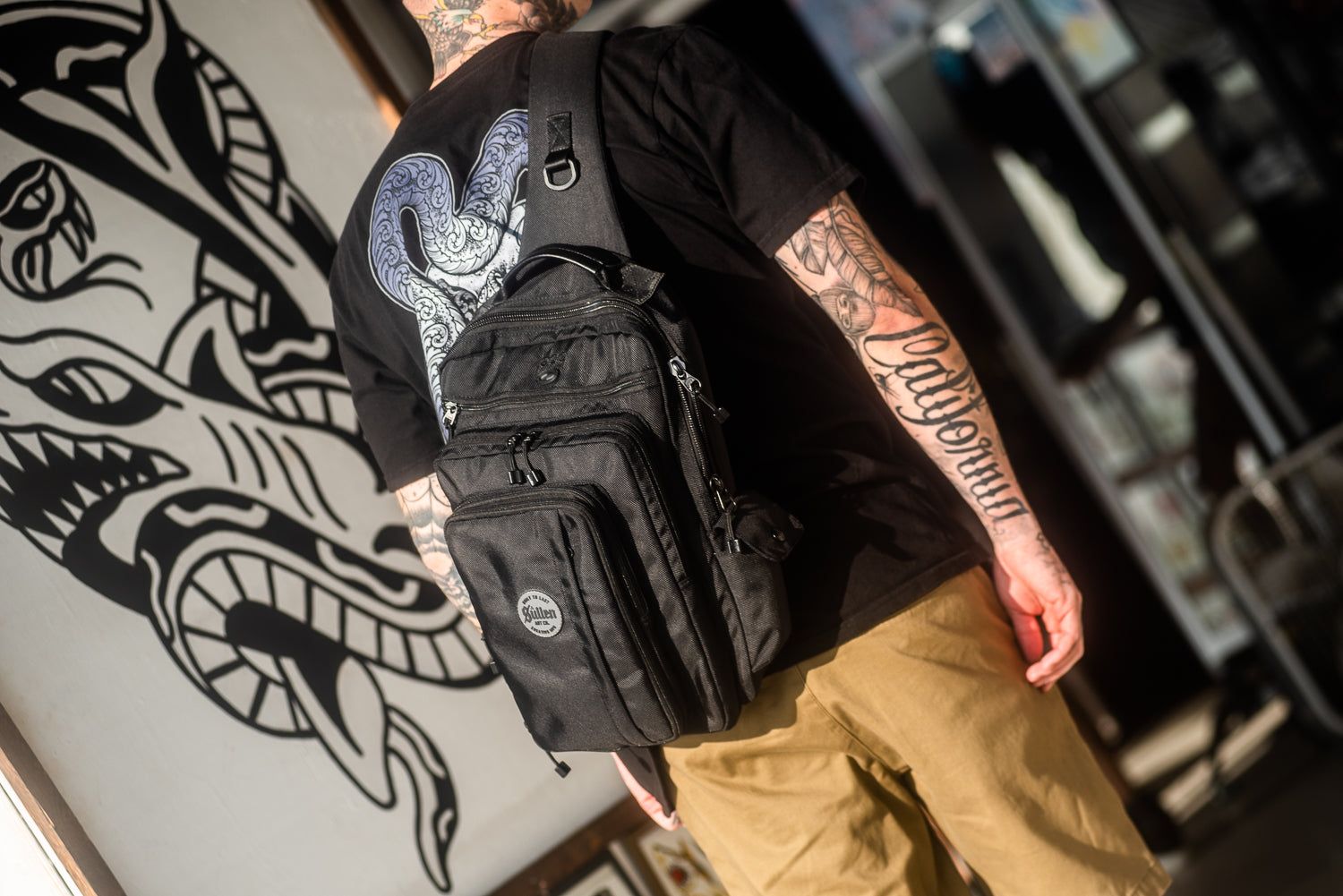 Blaq Paq - Tattoo travel bags -