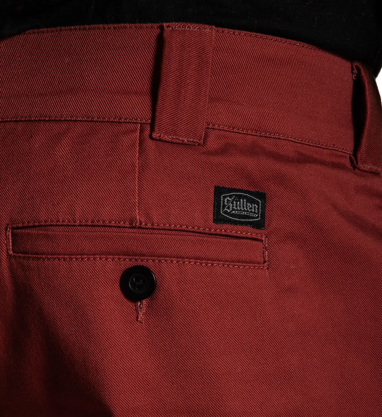 925 Relaxed fit Chino Stretch Pant Cherry Mahogany -