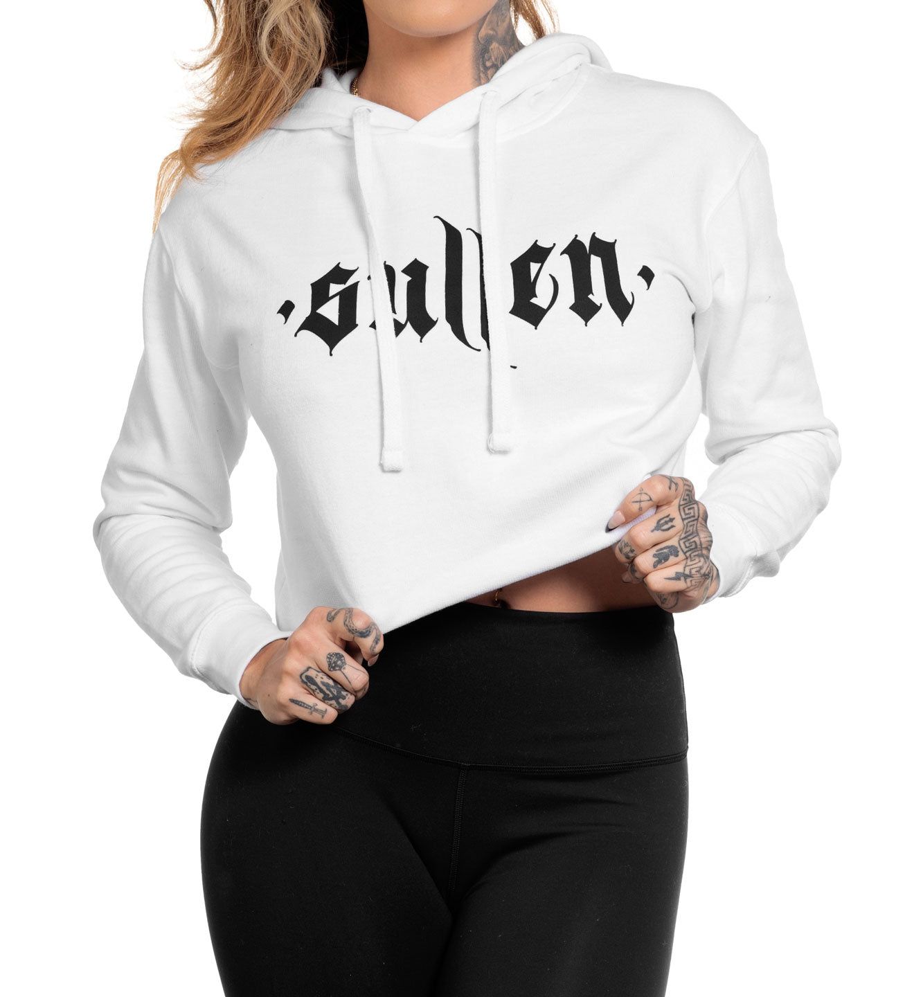 Angel Crop Hood White -