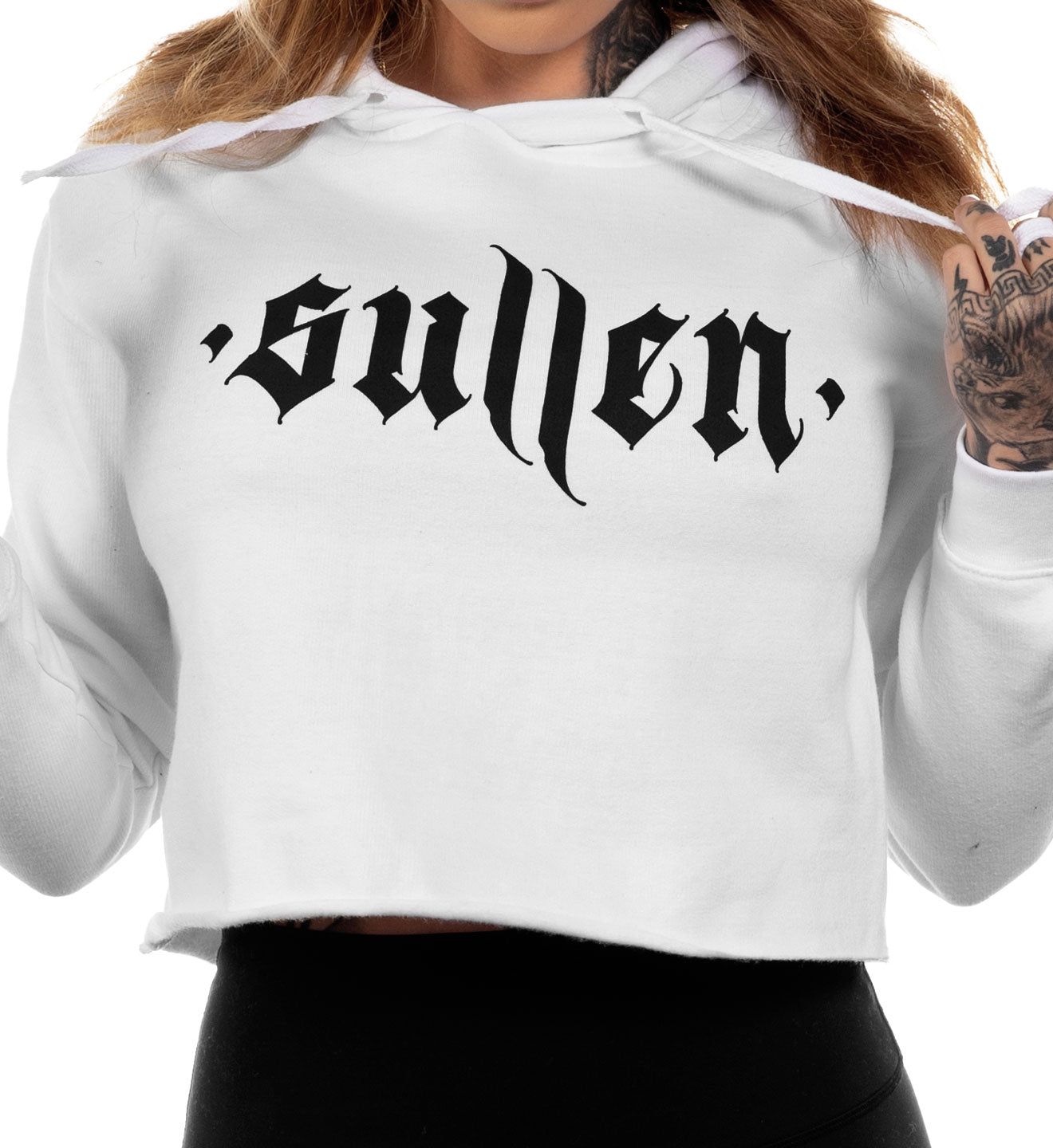 Angel Crop Hood White -