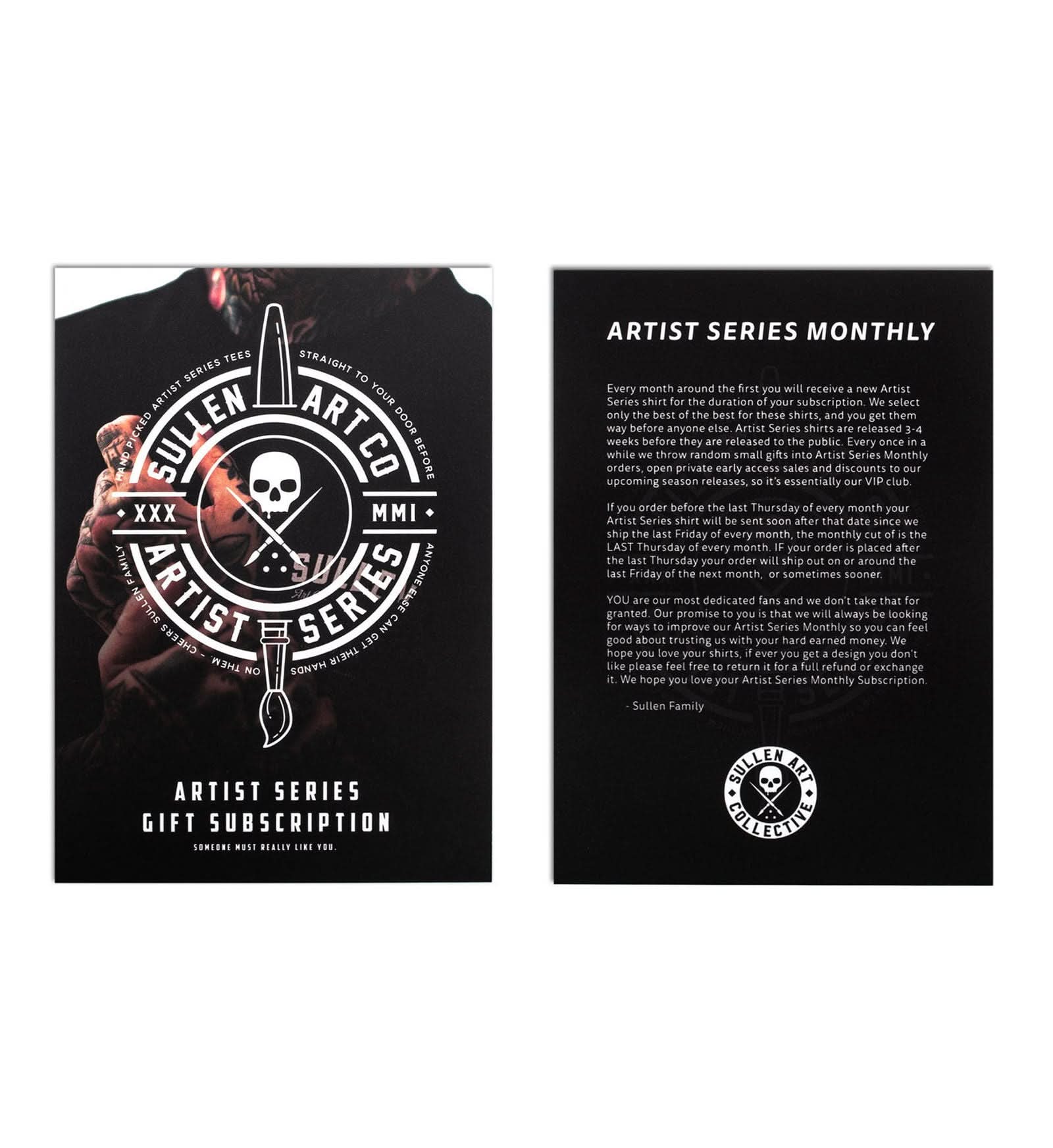 Artist Series Gift Subscription - 3months -