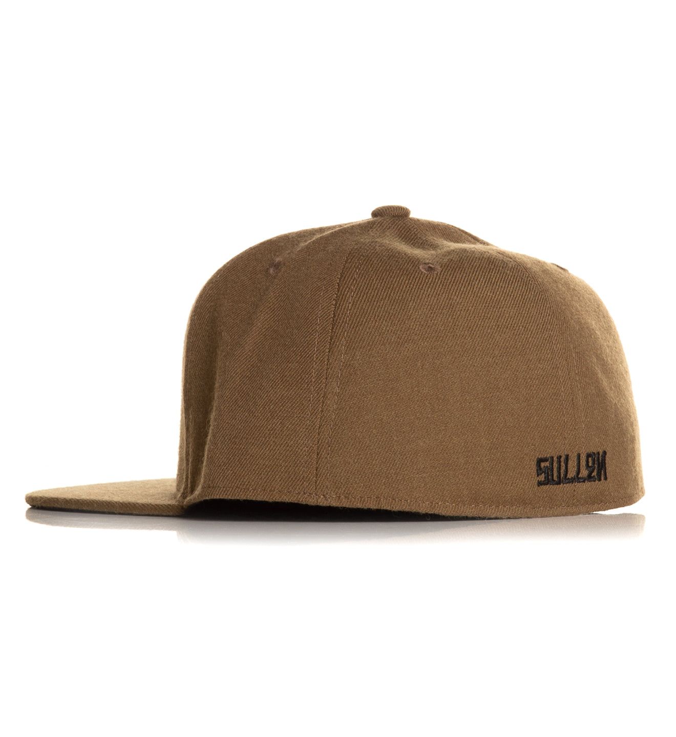 Badge Fitted Hat - Coffee -