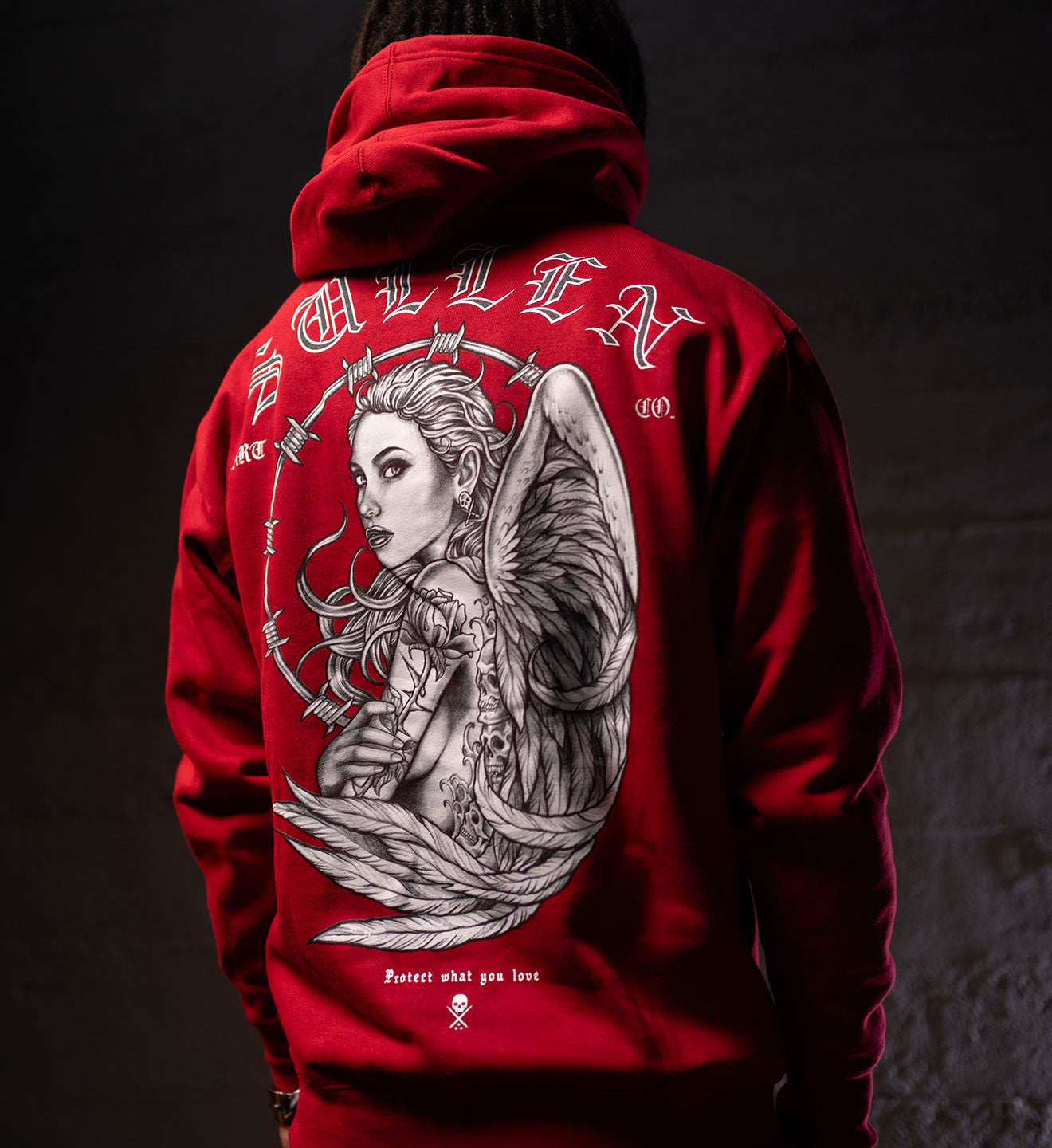 Barbwire Angel Pullover
