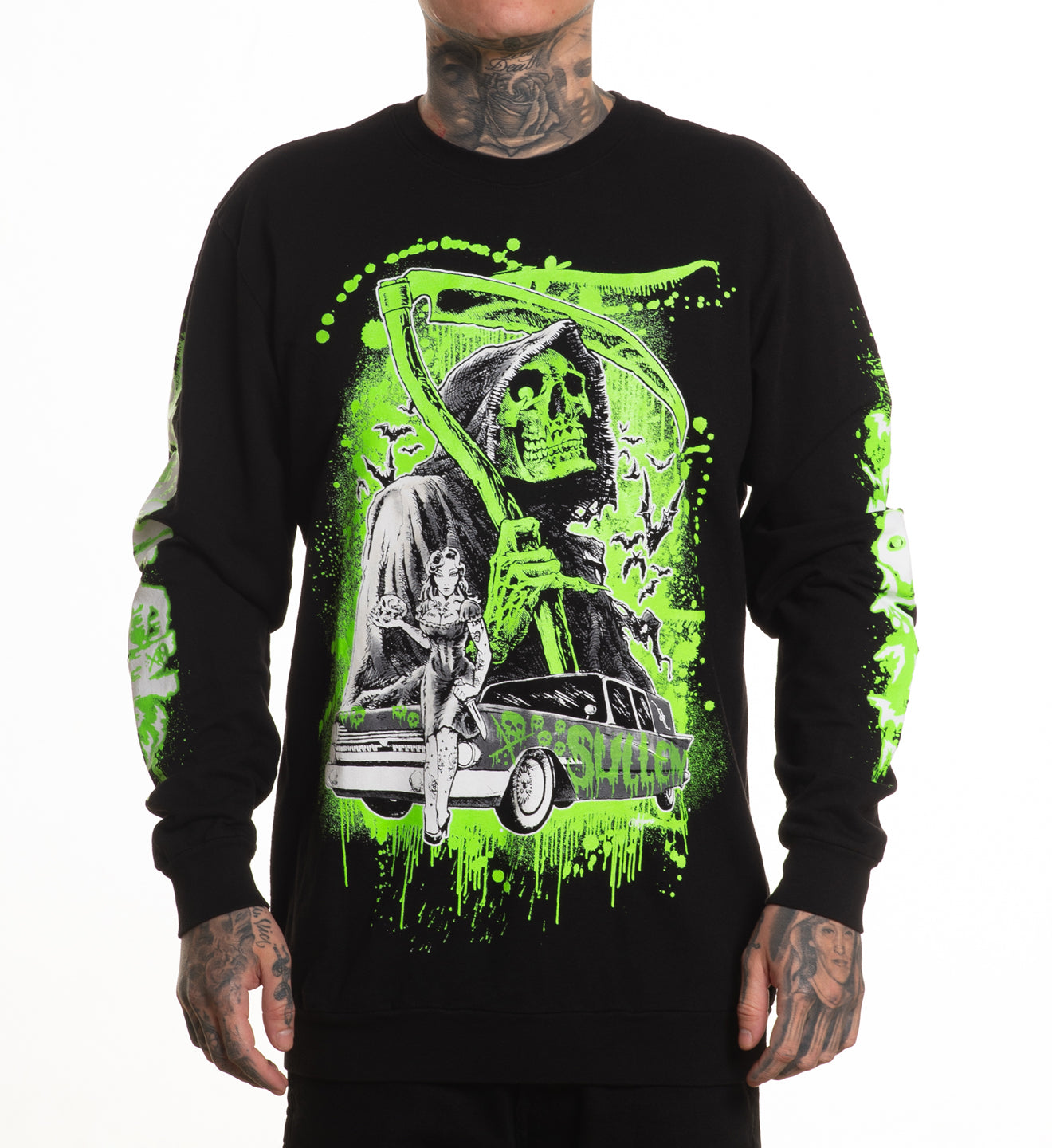 Never Late French Terry Longsleeve