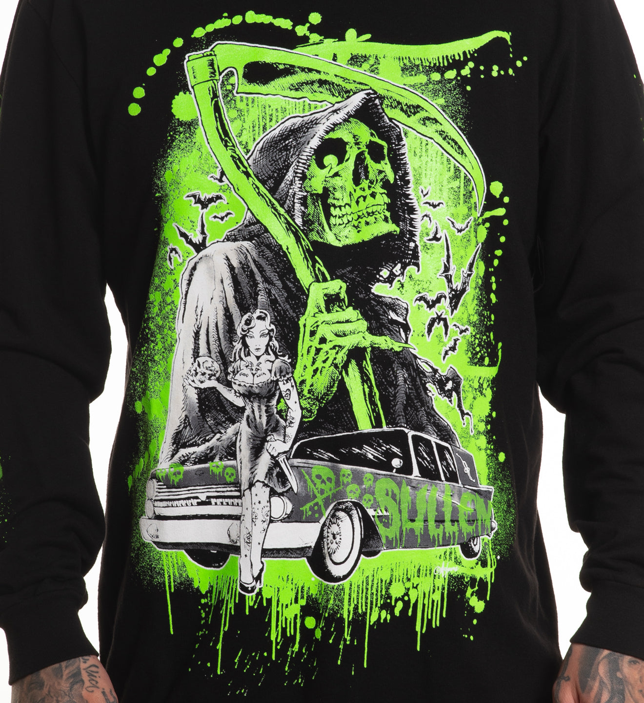 Never Late French Terry Longsleeve