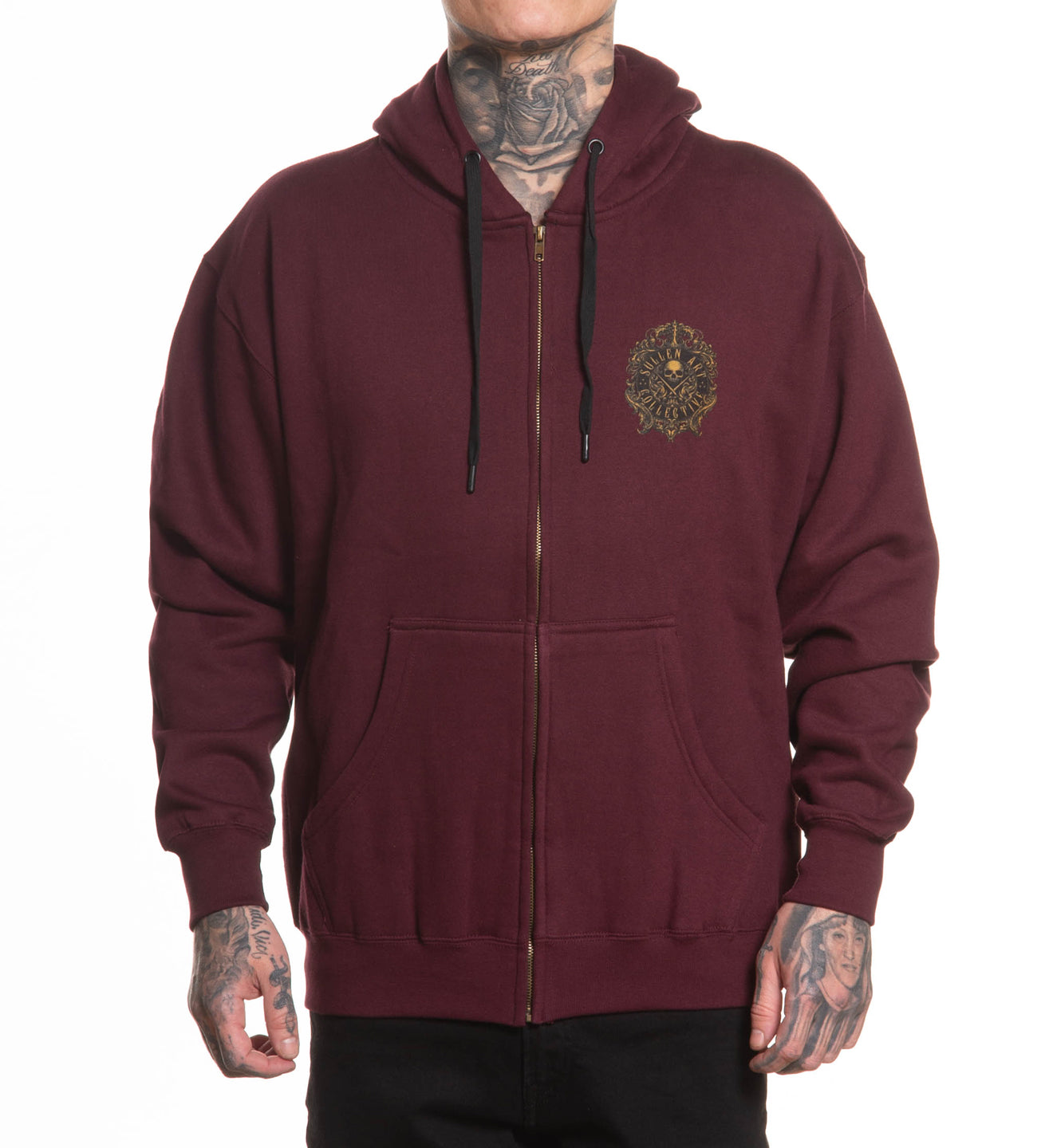 Filigree Badge Zip Hood