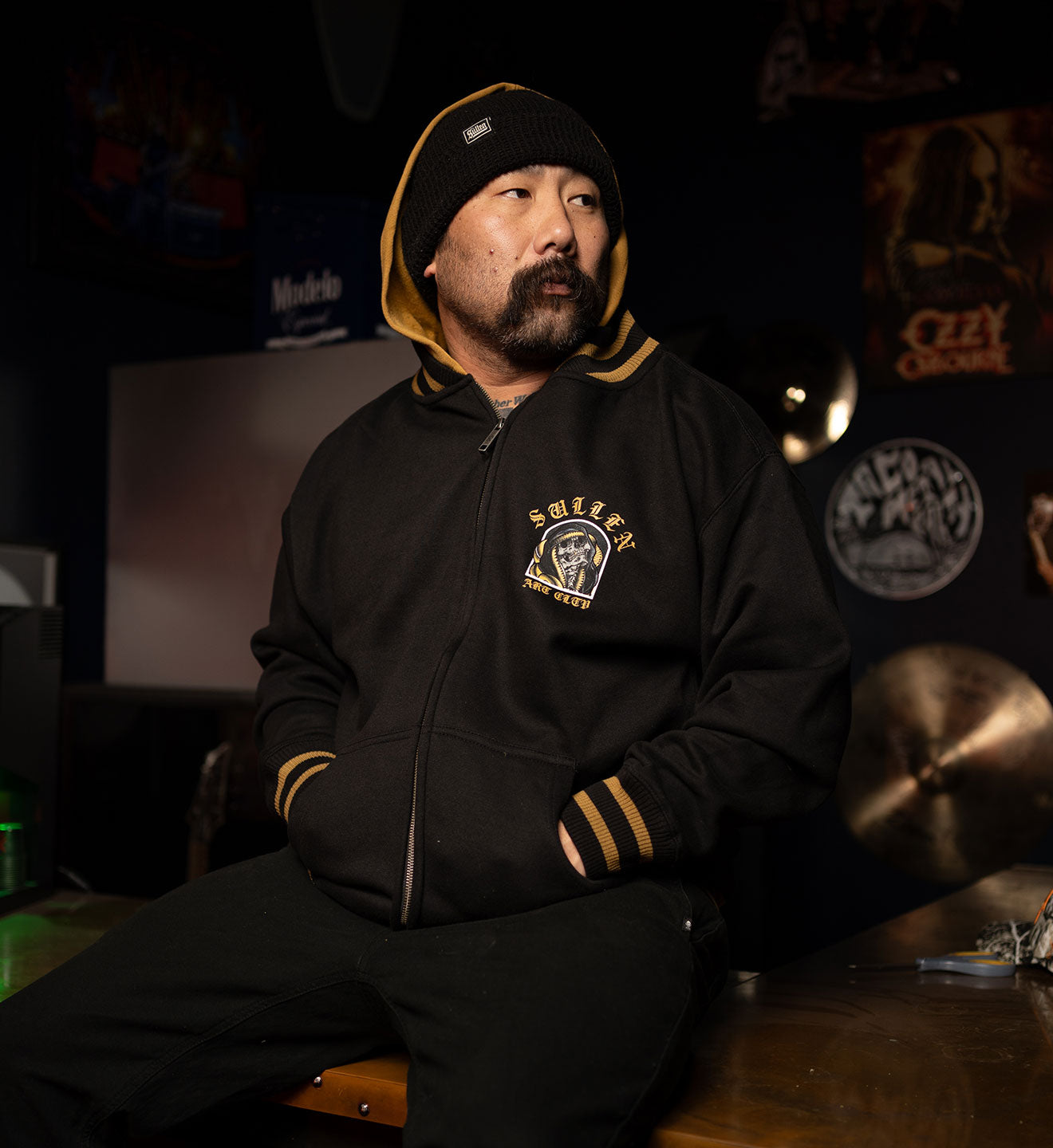 Ruben Banez Zip Up Fleece