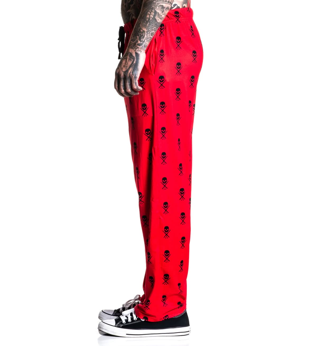 Badge Pajama Pant - Red