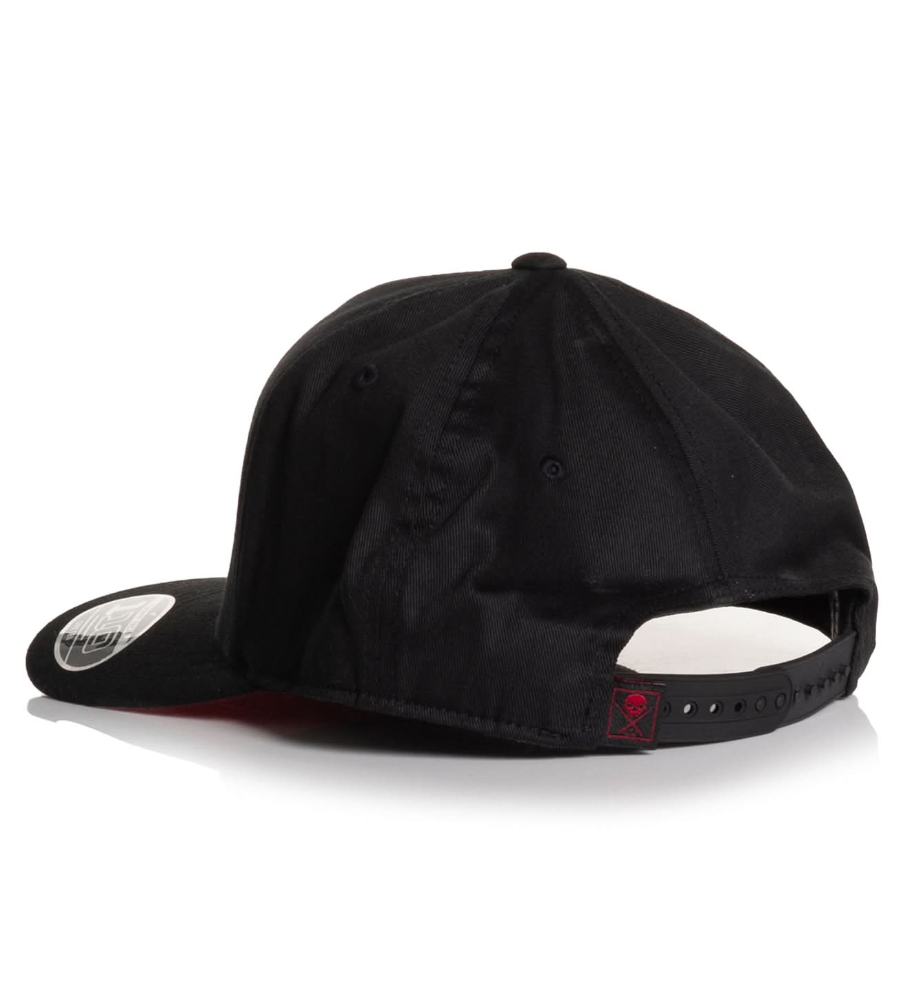 BOH Curved Snapback - Black/Red