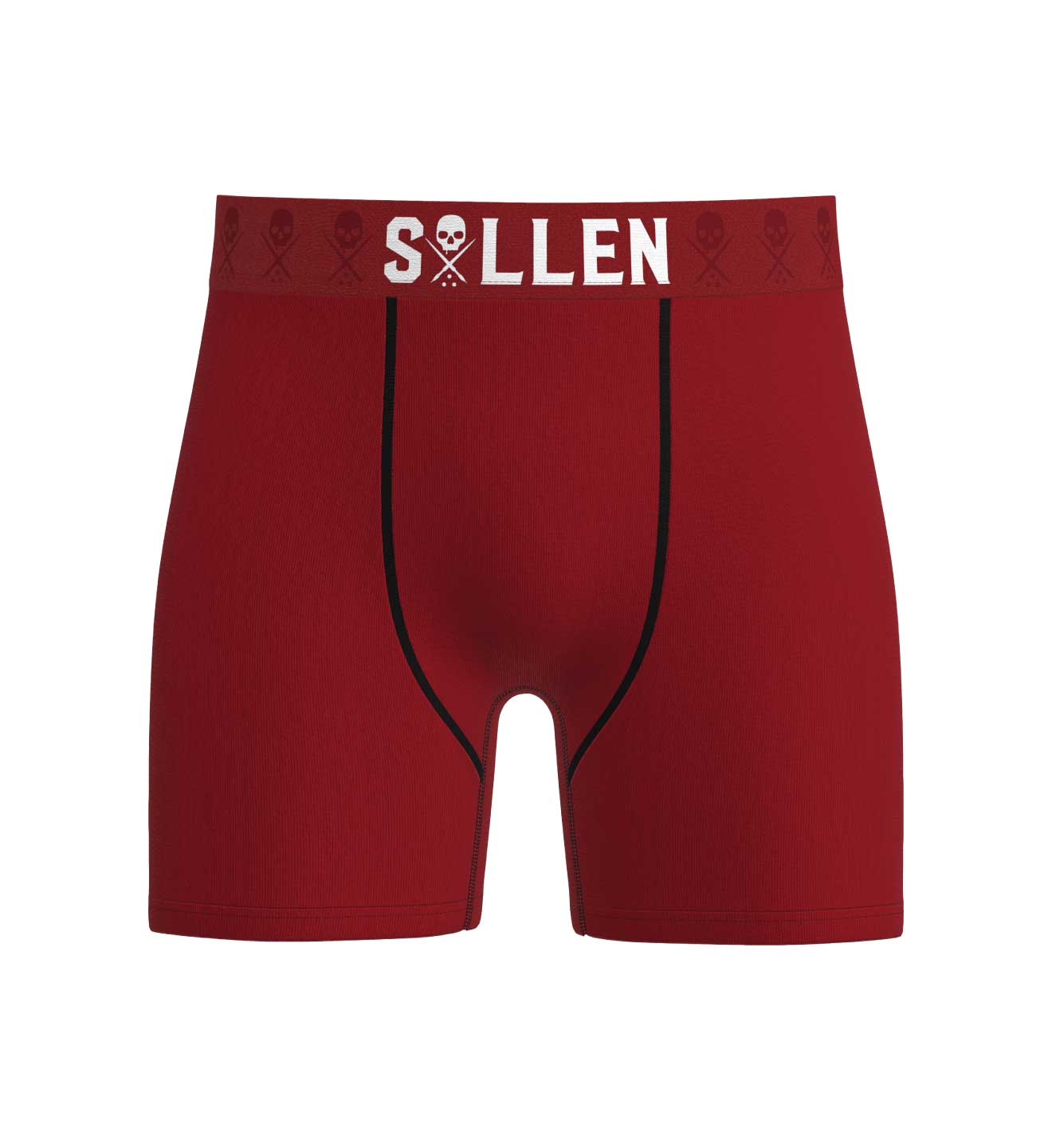 Solid Luxe Boxers - Dark Red