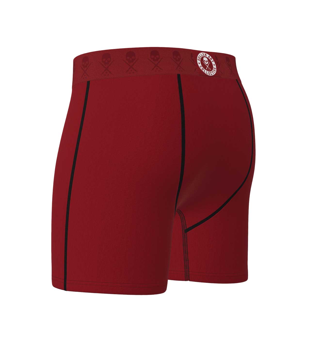 Solid Luxe Boxers - Dark Red