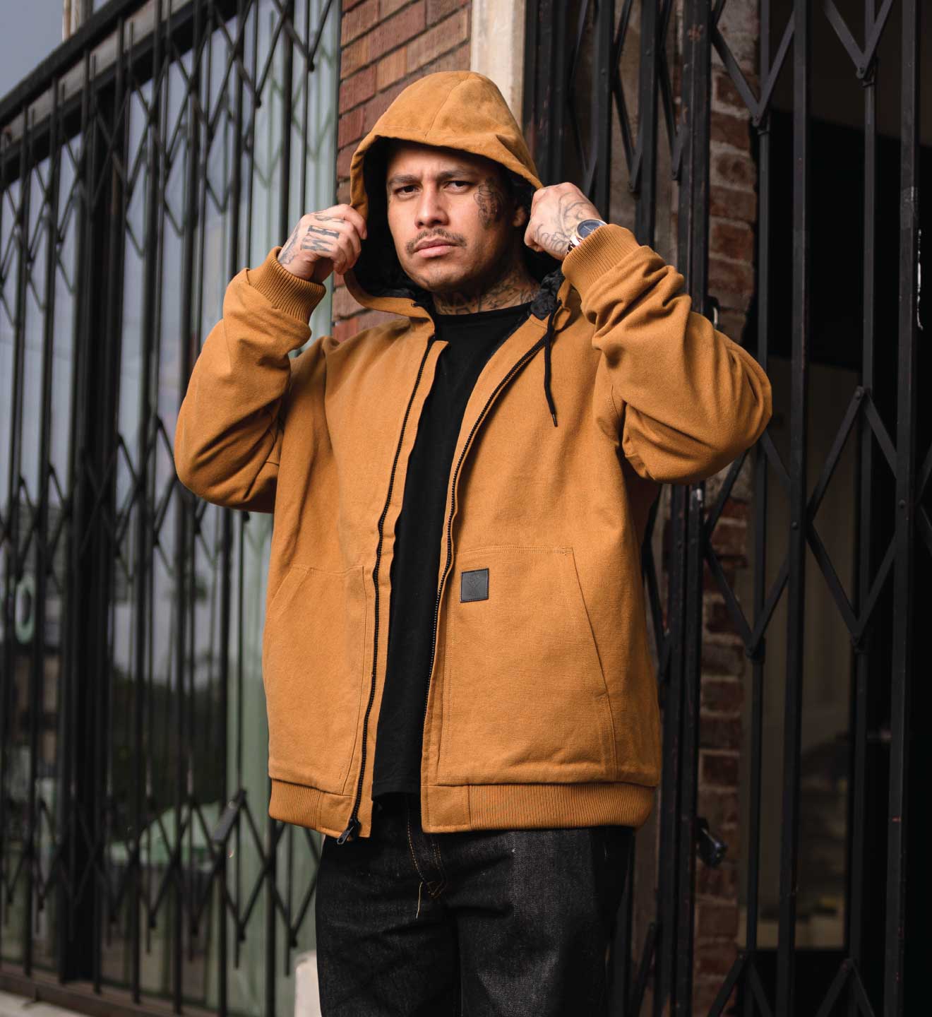 Sierra Duck Canvas Heavyweight Quilted Zip