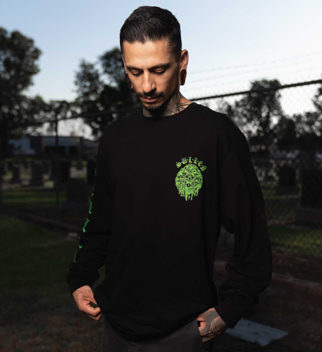 Melting Skulls Longsleeve