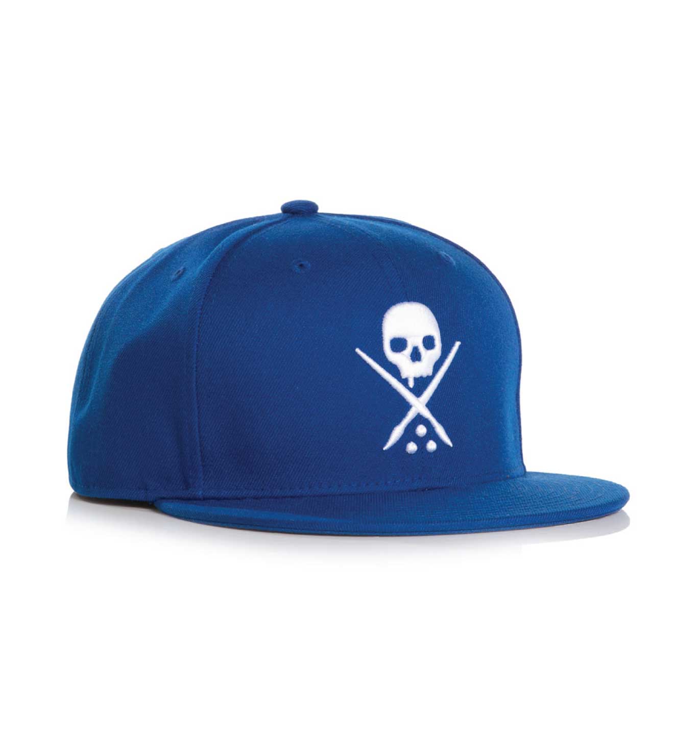Gorro ajustado con insignia - Azul real