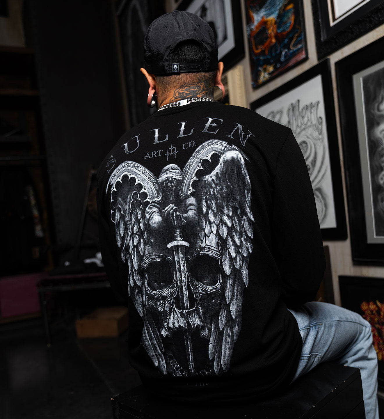 Winged Justice French Terry Long Sleeve
