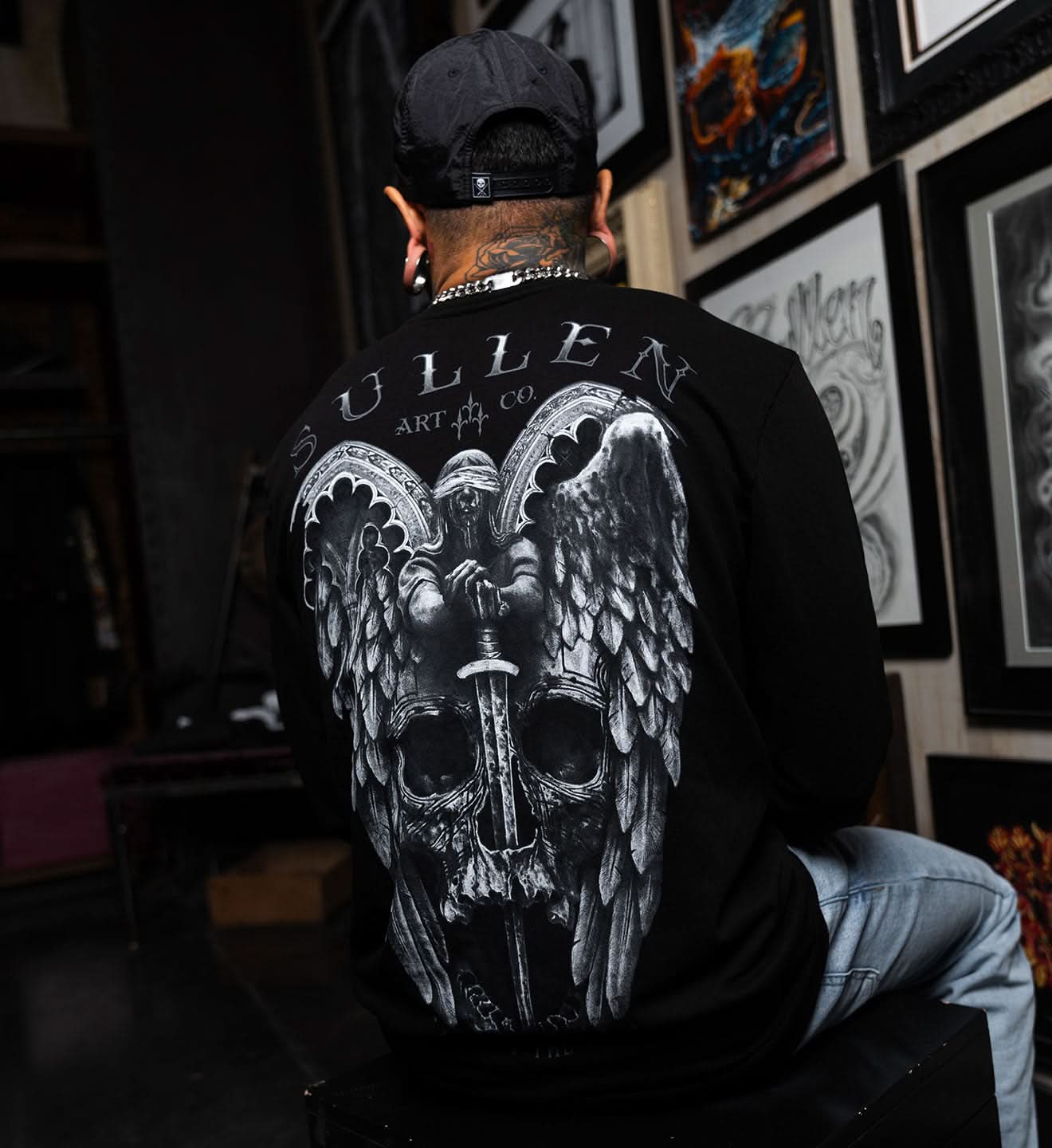 Winged Justice French Terry Long Sleeve