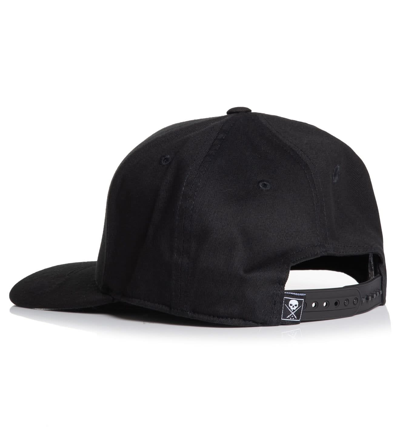 BOH Curved Snapback - Black/White -