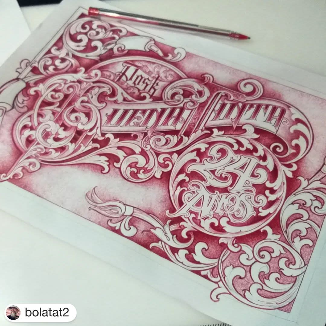 LETTERHEADS #12 - Bola Tattoo - @bolatat2