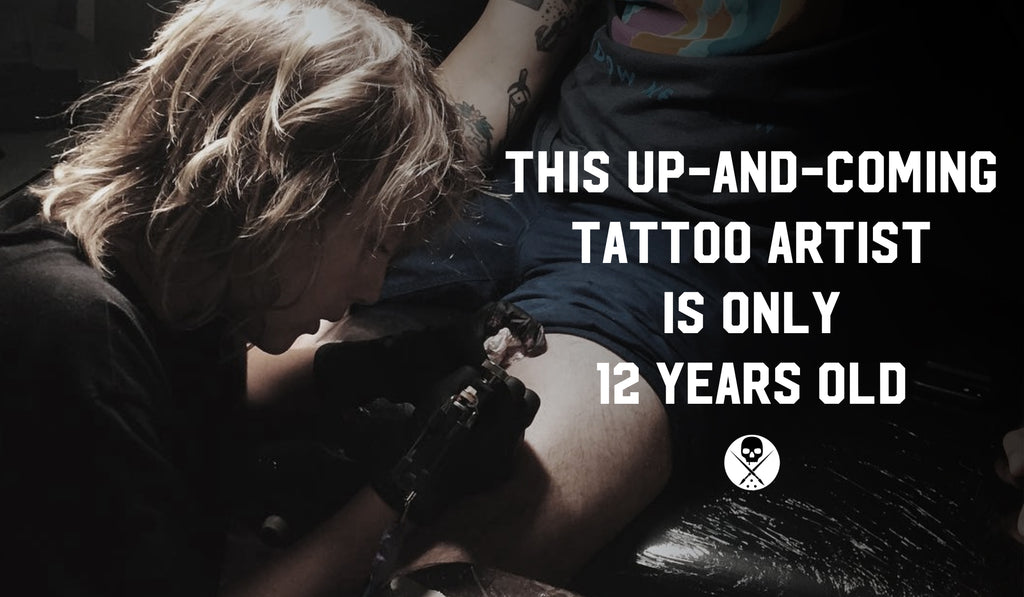 This Up-And-Coming Tattoo Artist Is Only 12 Years Old