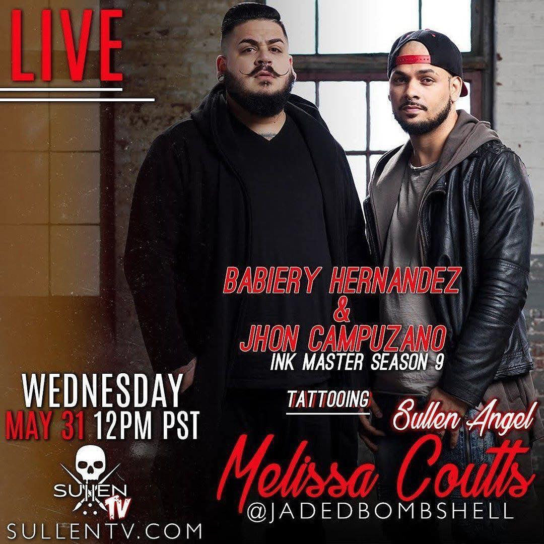 Live Tattoo | Babiery and Jhon collab on a Sullen Angel - Sullen TV