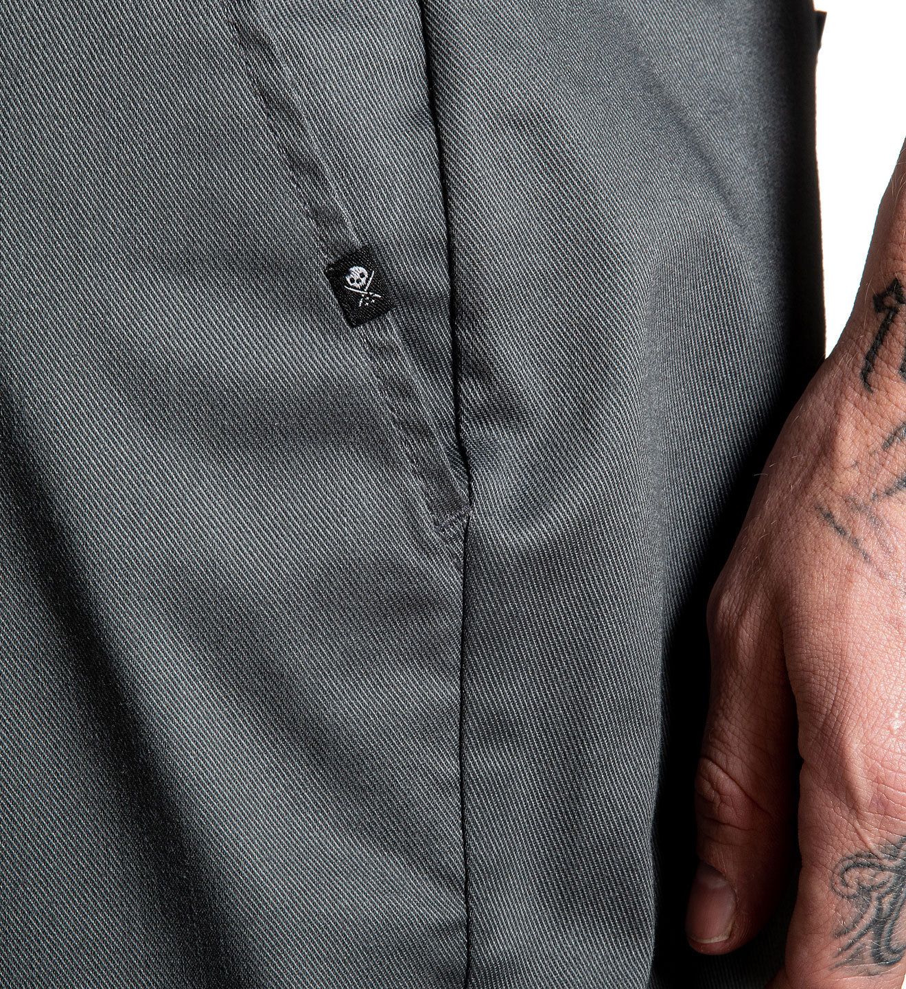 925 Chino Stretch Pant Grey -                                     