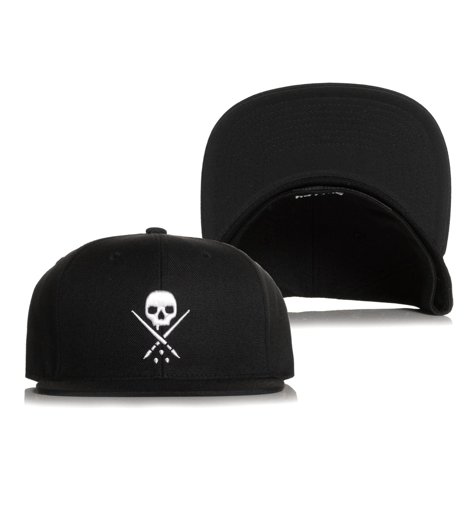 Badge Fitted Hat - Black -                                     