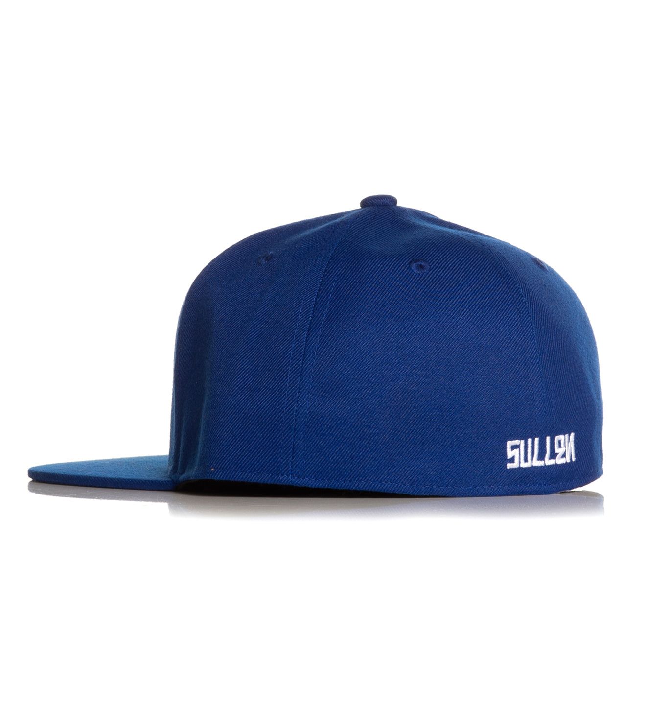 Badge Fitted Hat - Royal Blue -                                     