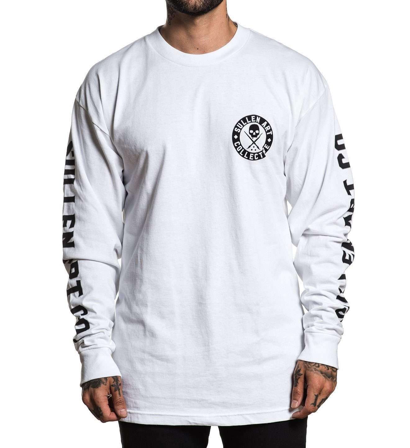 Badge of Honor Long Sleeve White -                                     