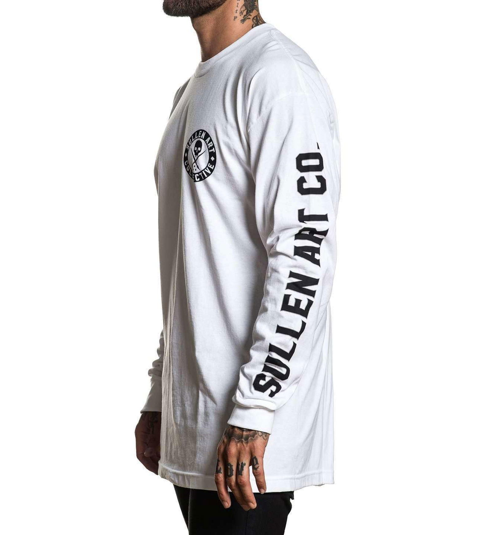 Badge of Honor Long Sleeve White -                                     