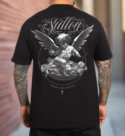 thumbnail image 2 of Sullen - Tiki Cholo Premium Tee - Sage Green - Nordic Tattoo Supplies 2 of 14
