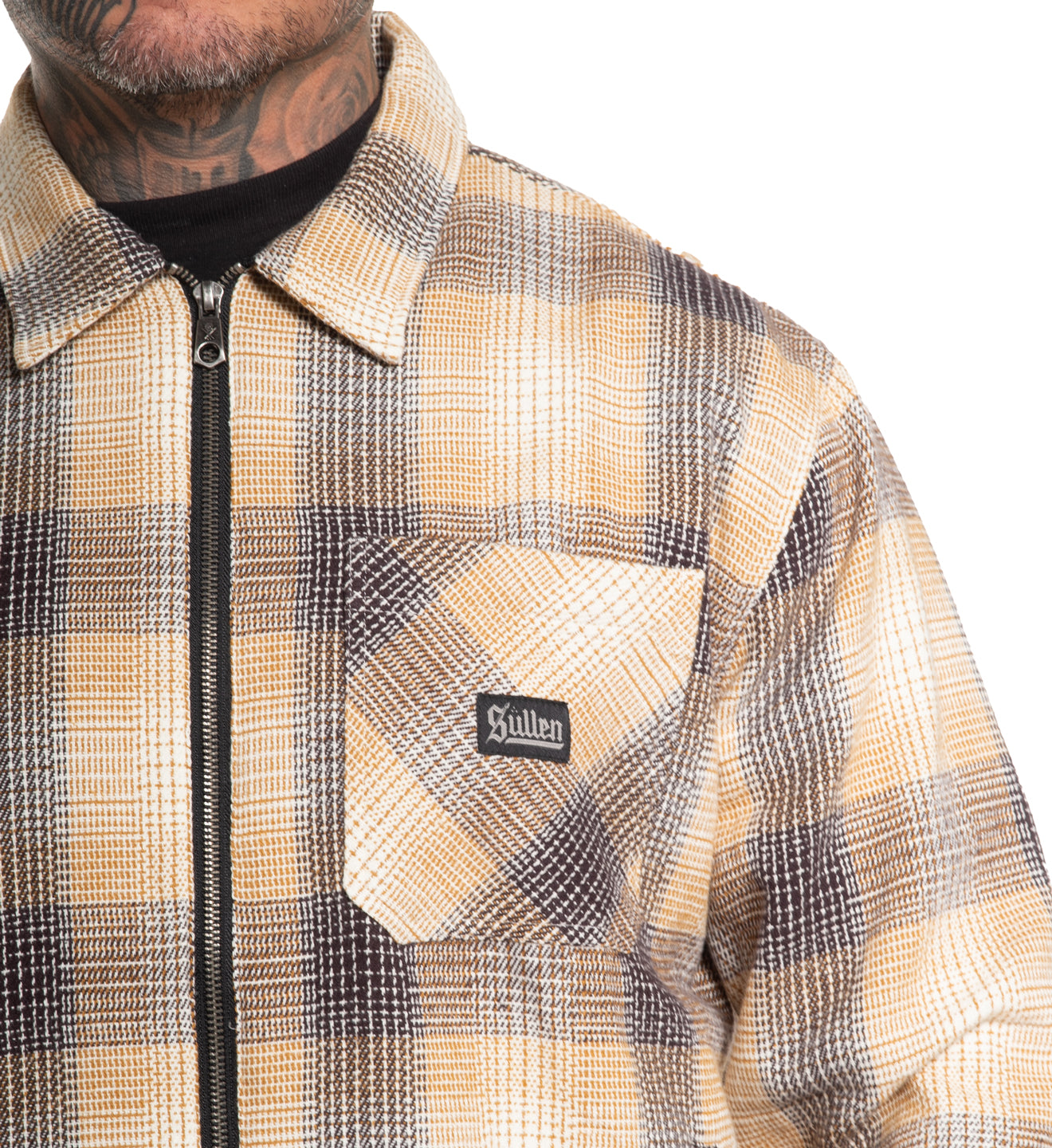 Blood In Zip Flannel Jacket