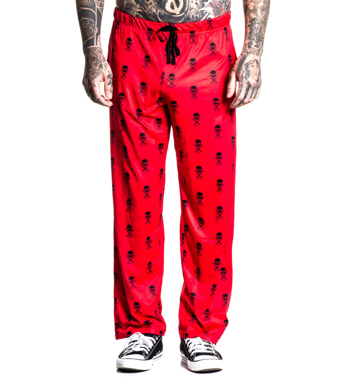 Badge Pajama Pant - Red