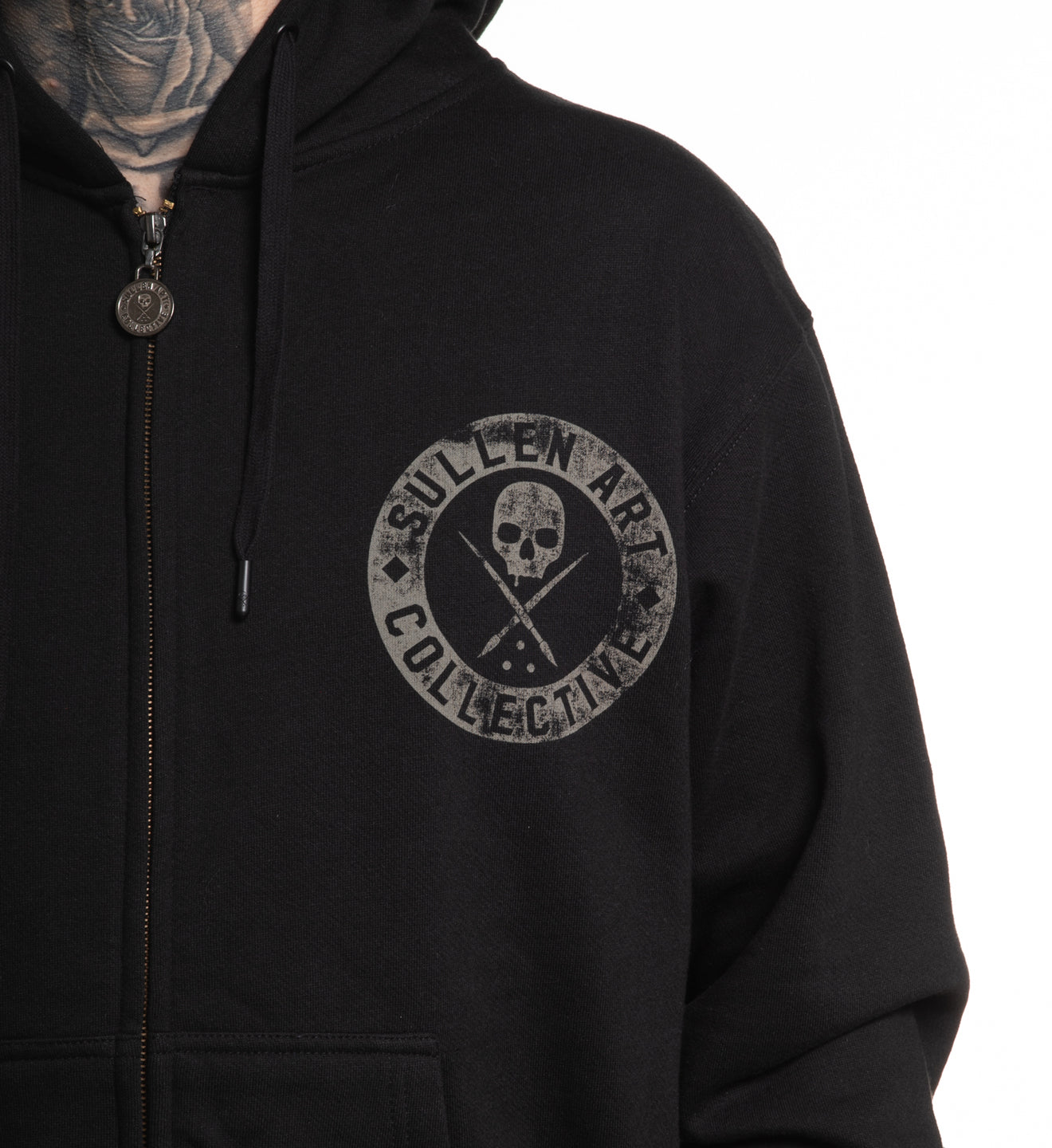 Sudadera con capucha y cremallera Insignia de Honor