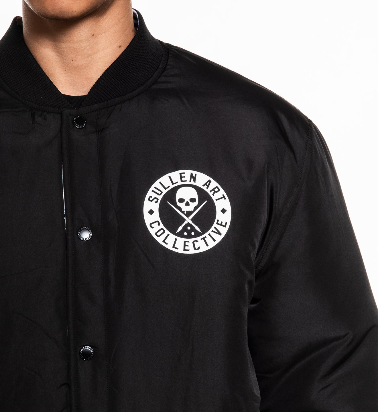 ジャケット・アウター sullen double button coat jacket Black Sullen Nation Jacket - Reversible