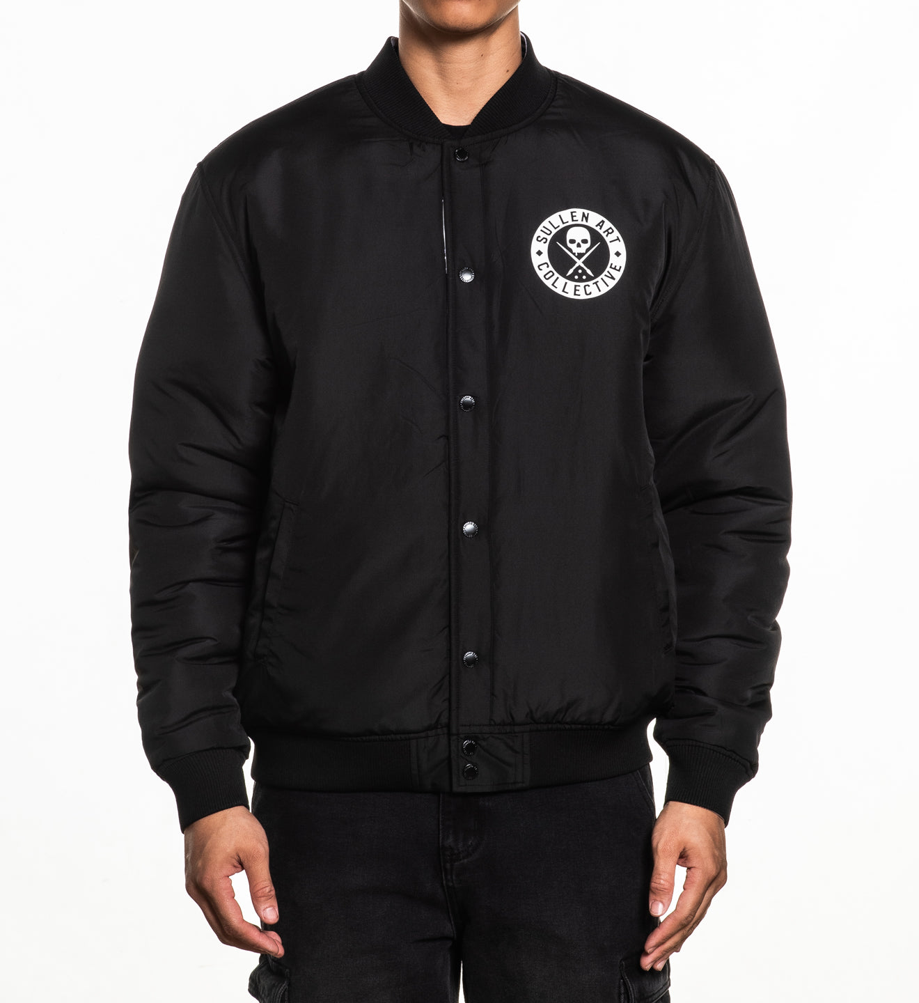 ジャケット・アウター sullen double button coat jacket Black Sullen Nation Jacket - Reversible