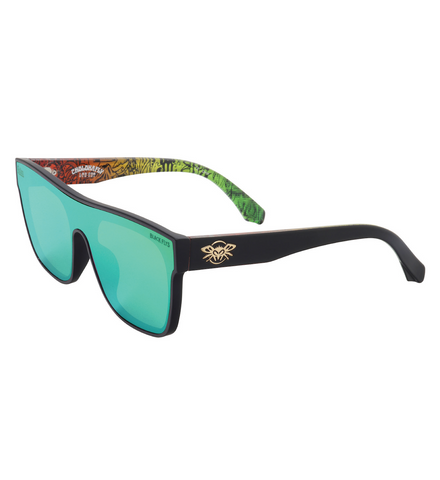 Cholohaflys Sunglasses - Matte Black/Green