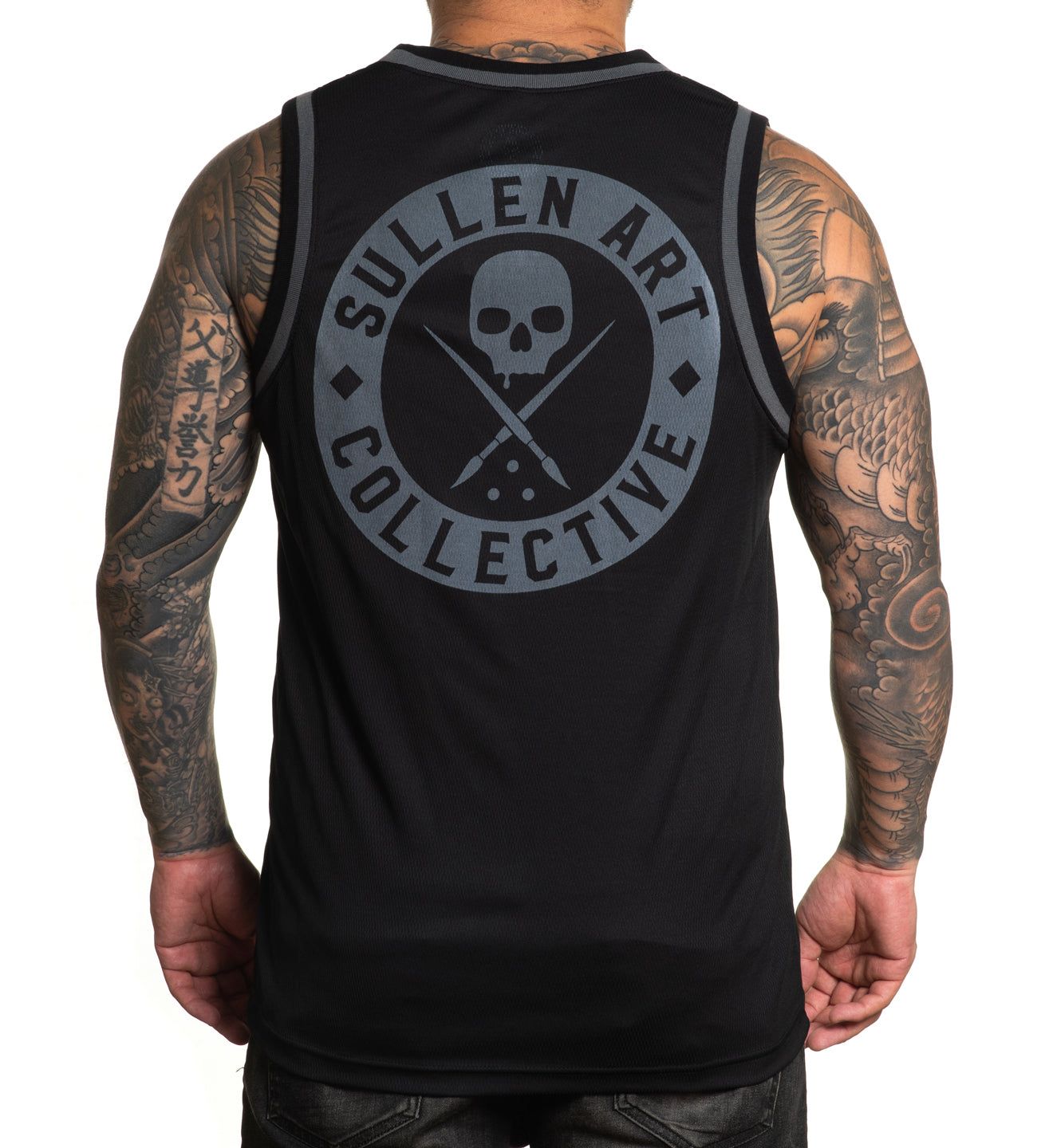 BOH Jersey Tank - Black/Grey - 