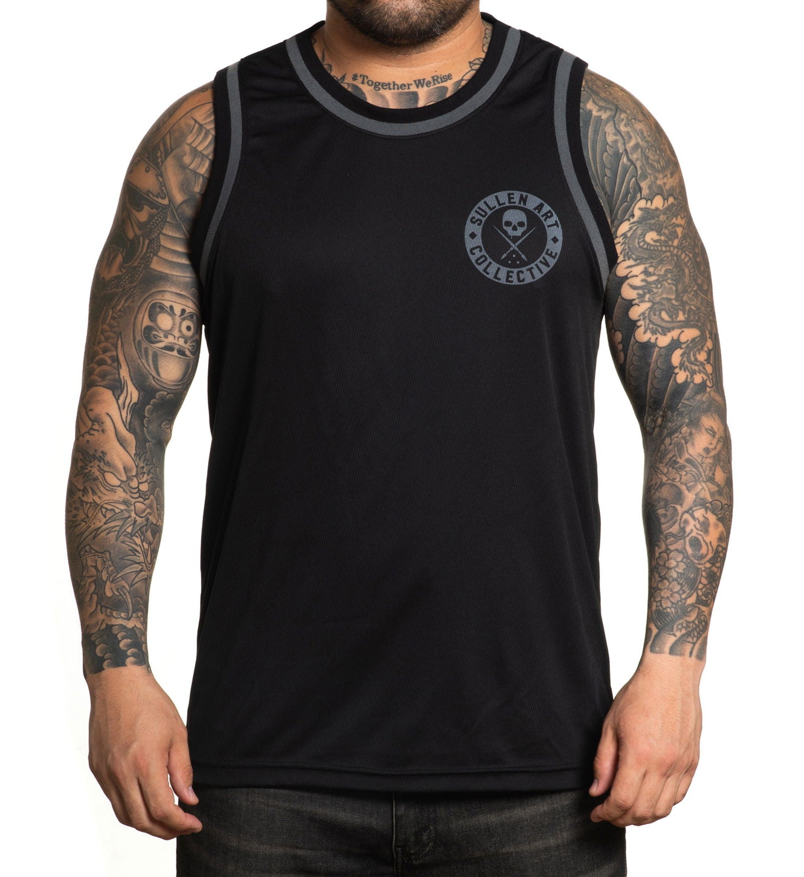BOH Jersey Tank - Black/Grey - 