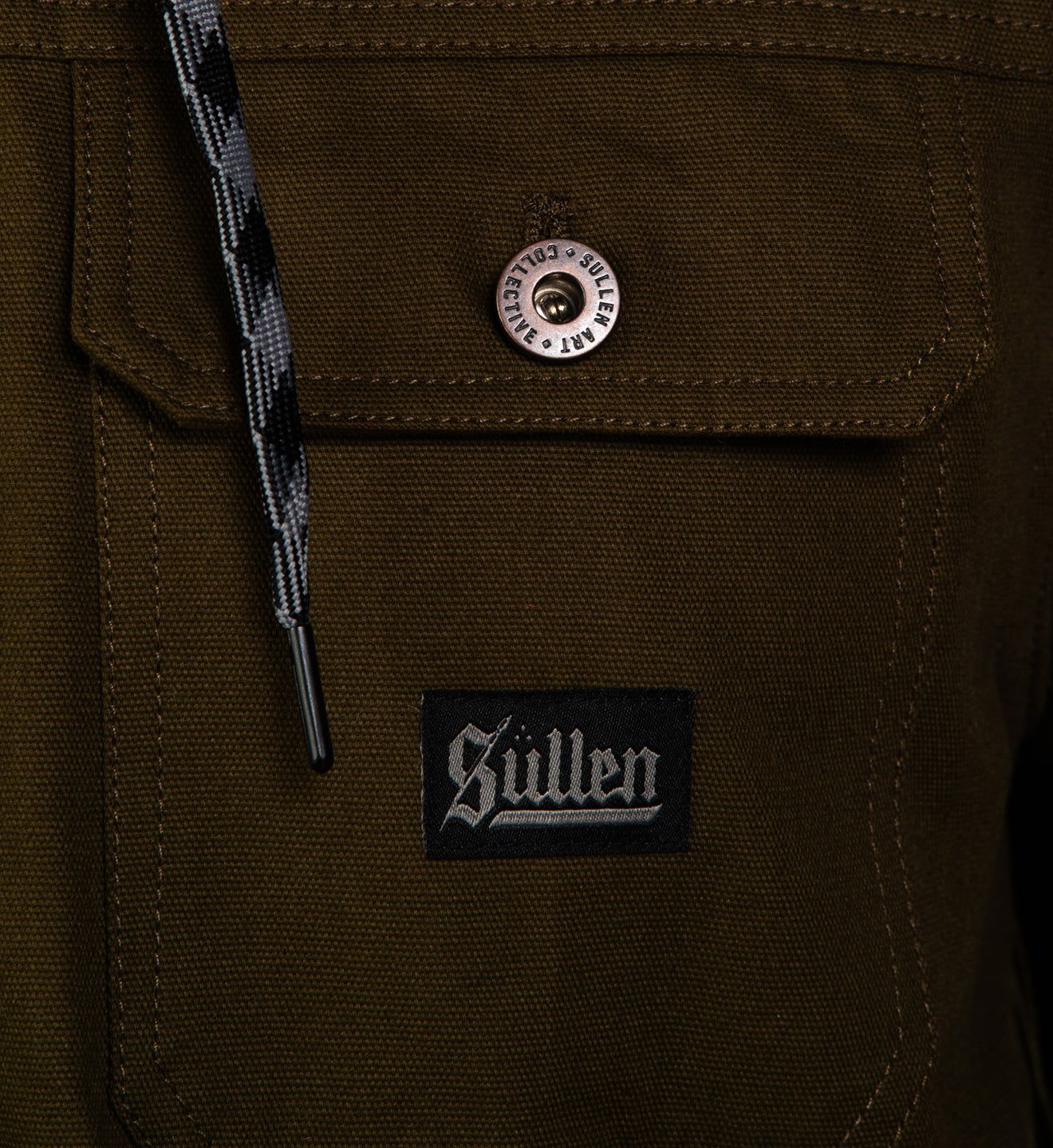 Survivalist Duck Canvas Jacket - Army Green - 