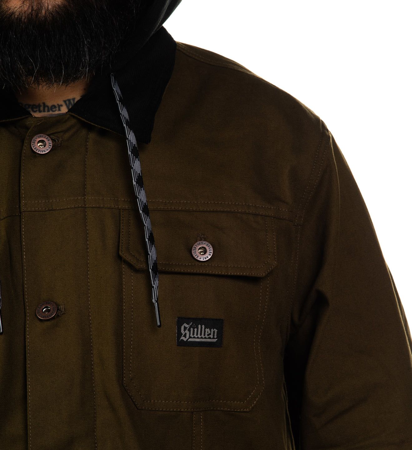 Survivalist Duck Canvas Jacket - Army Green - 