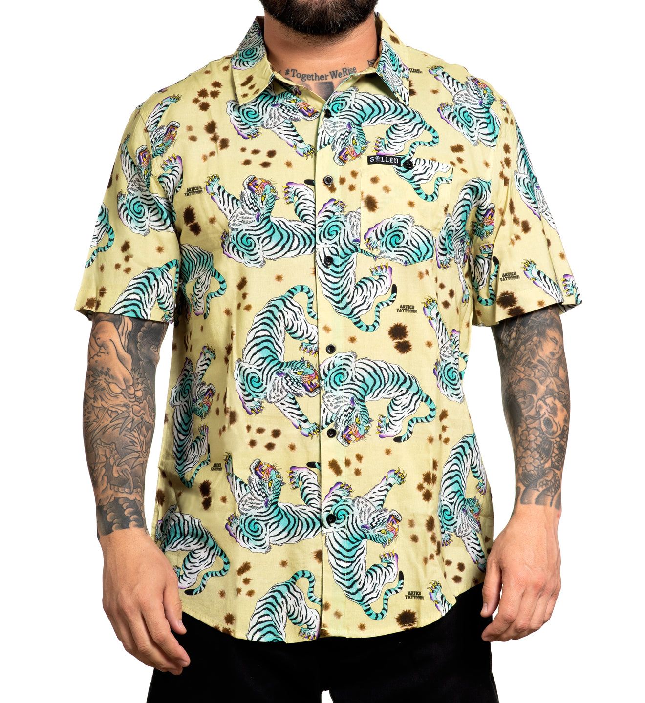 Turquoise Tiger Woven - 