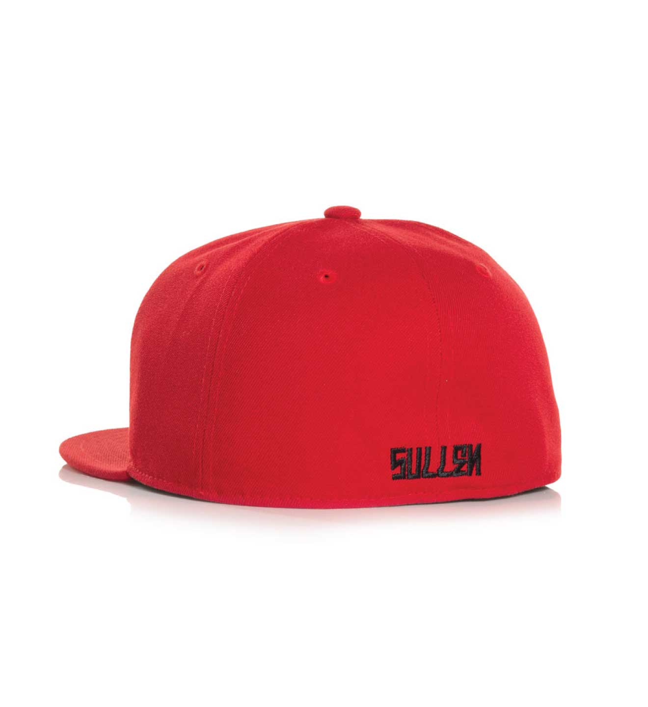 Gorro ajustado con insignia - Escarlata