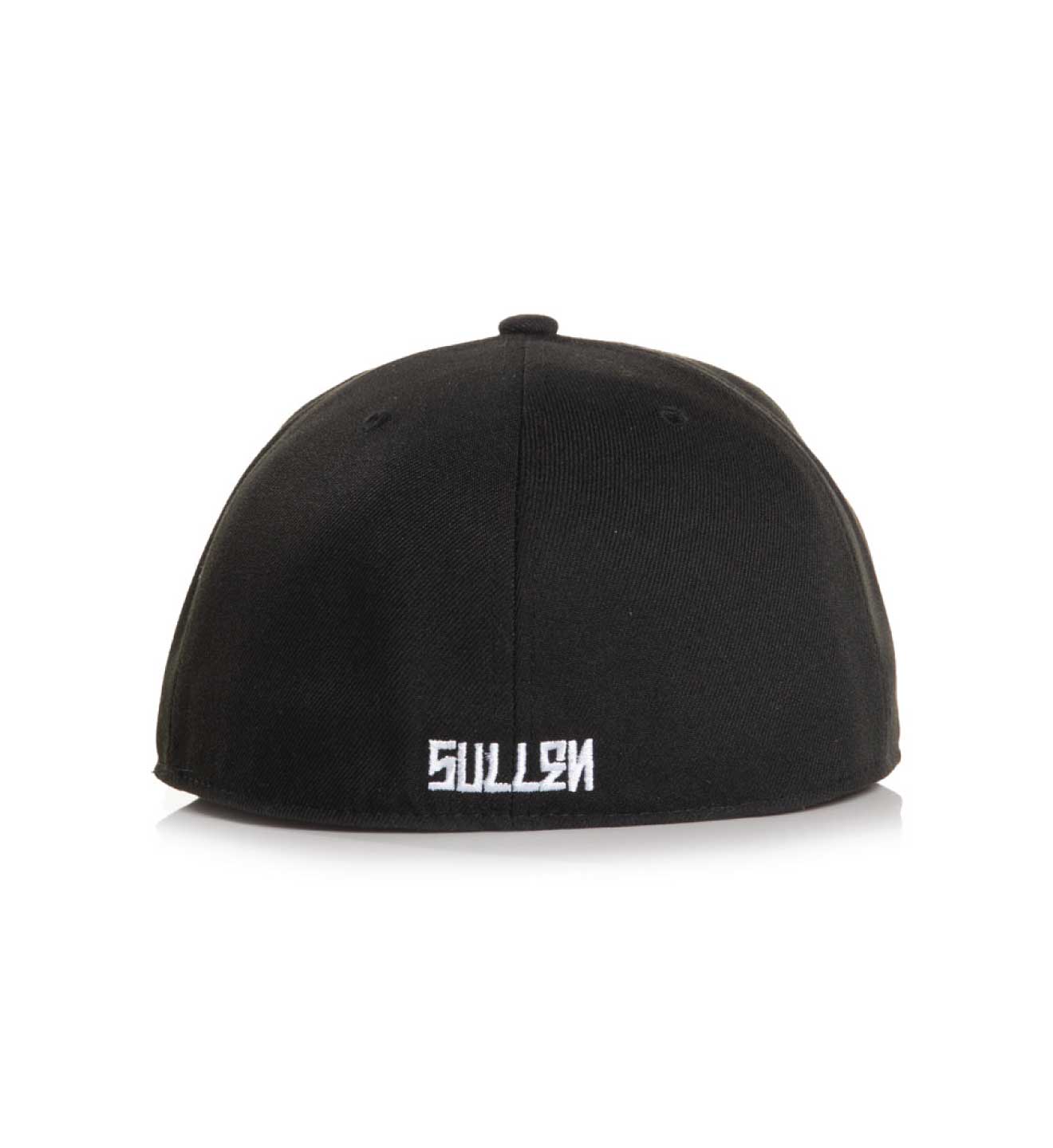 Badge Fitted Hat - Black